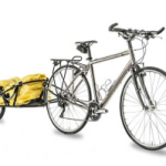 Carrello bob per trasporto valigie in bicicletta